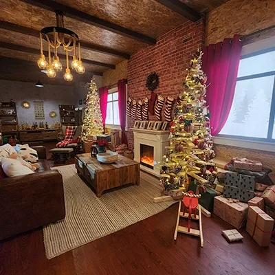 christmas-themed-living-room-installation