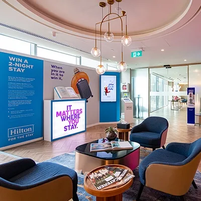 hilton-for-the-stay-hospitality-lounge-activation